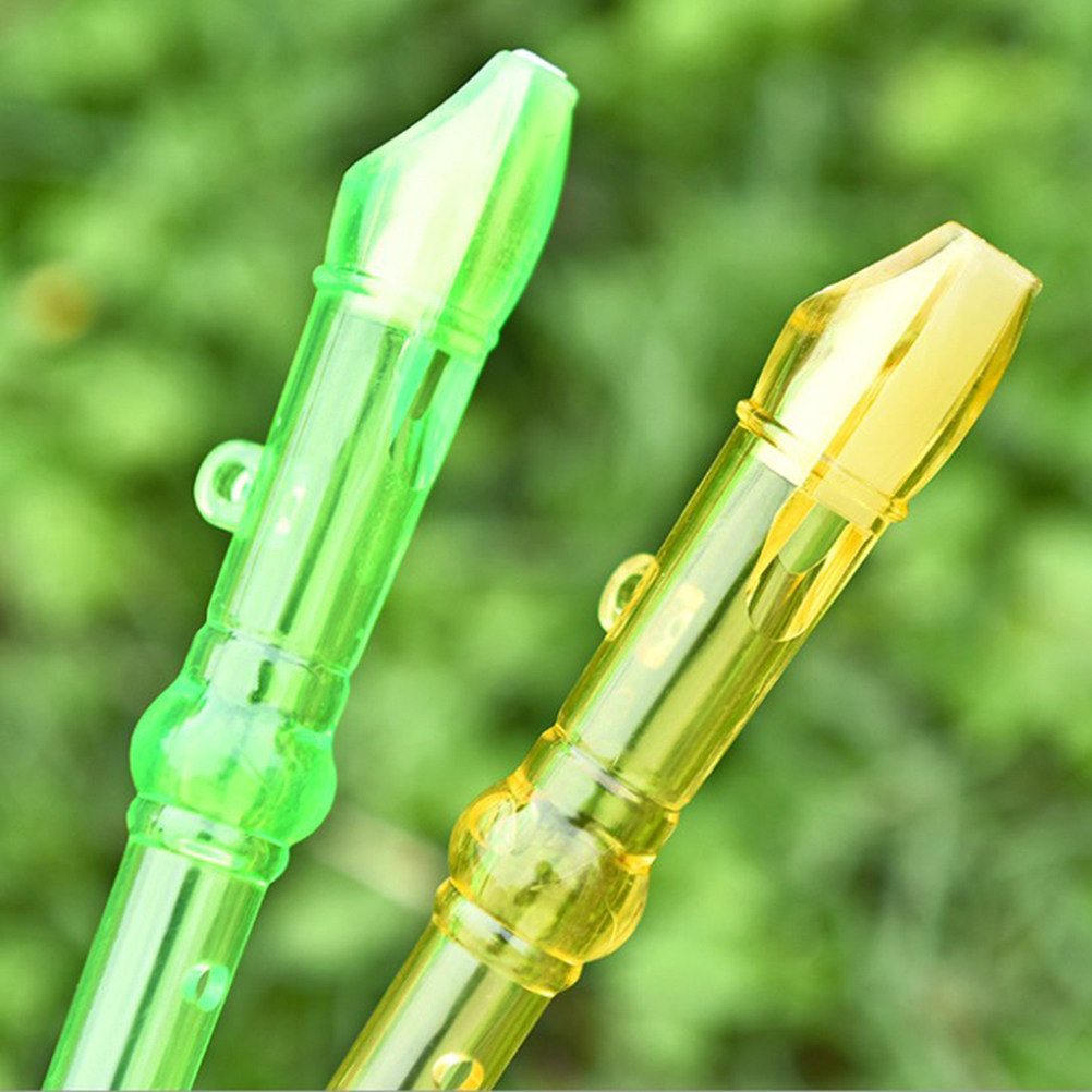Soprano Recorder Plastic - Flauta Musical Infantil de 12 Piezas,