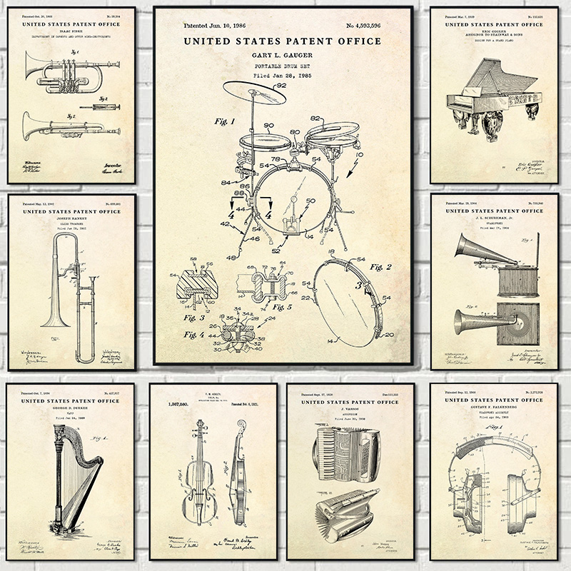 Picture Of Musical Instrument - Instrumentos clásicos, violín, Piano, acordeón, guitarra,
