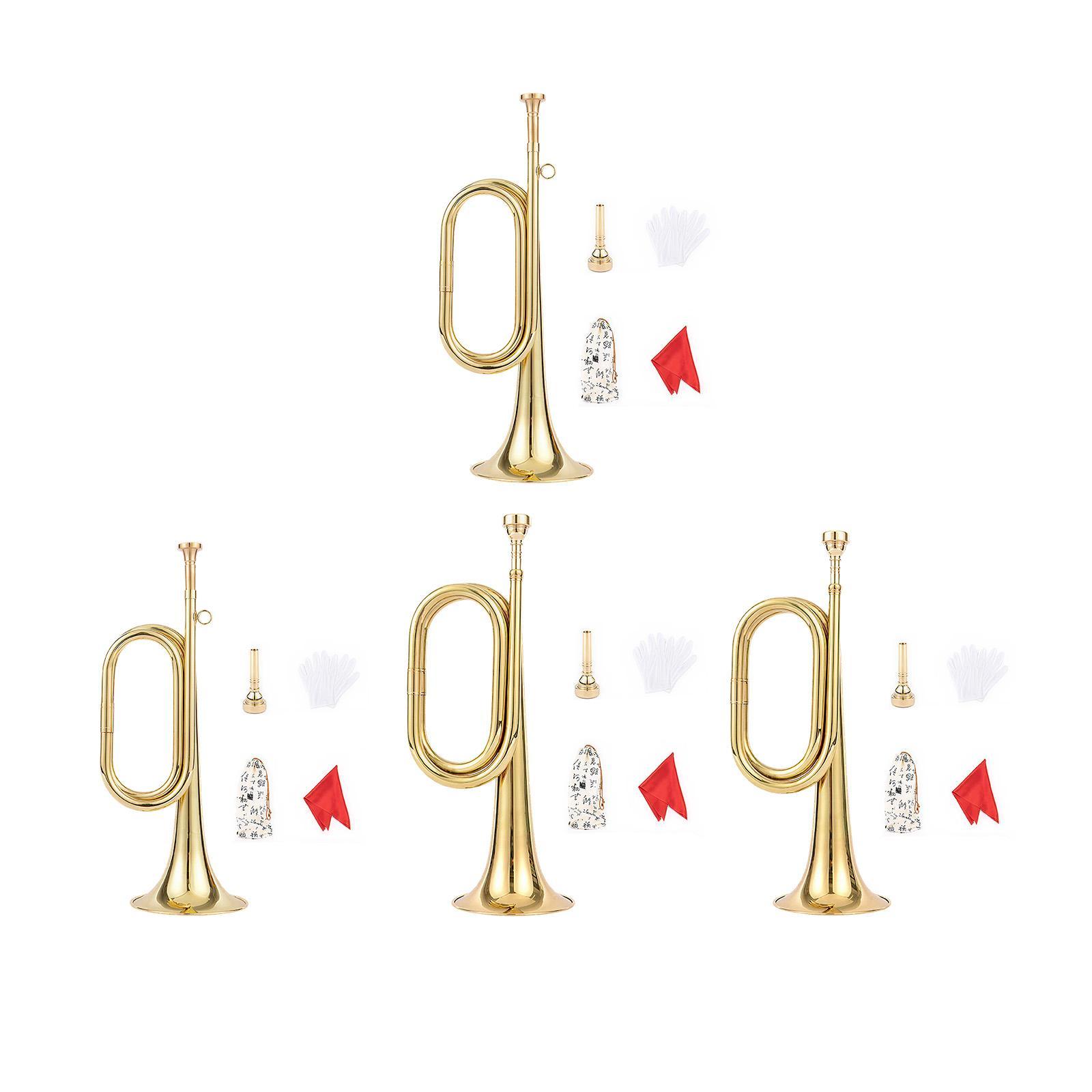 Trompeta con Guantes, Instrume - Musical Instrument Bugle reseña y precio
