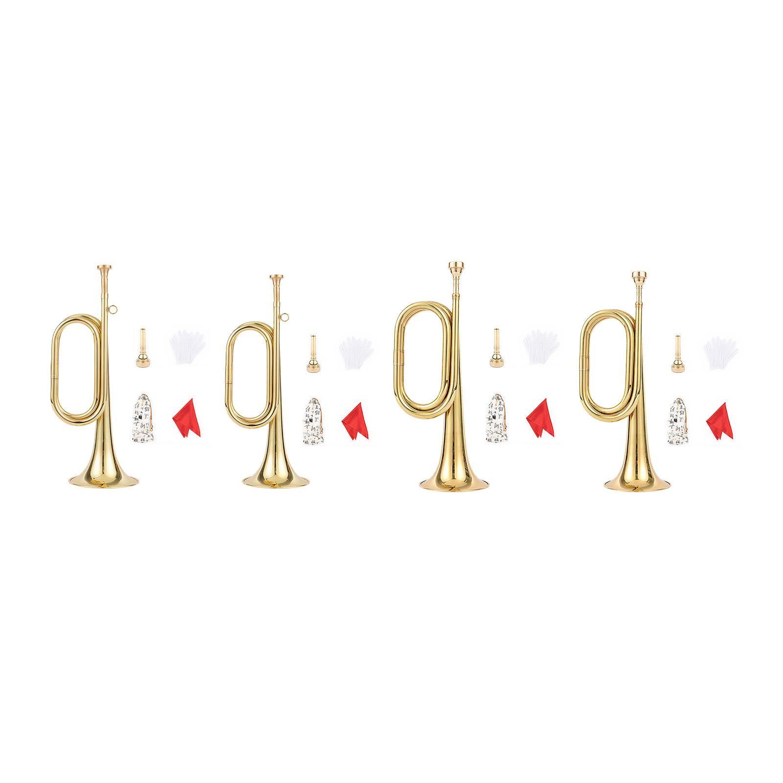 Trompeta con Guantes, Instrume - Musical Instrument Bugle reseña y precio