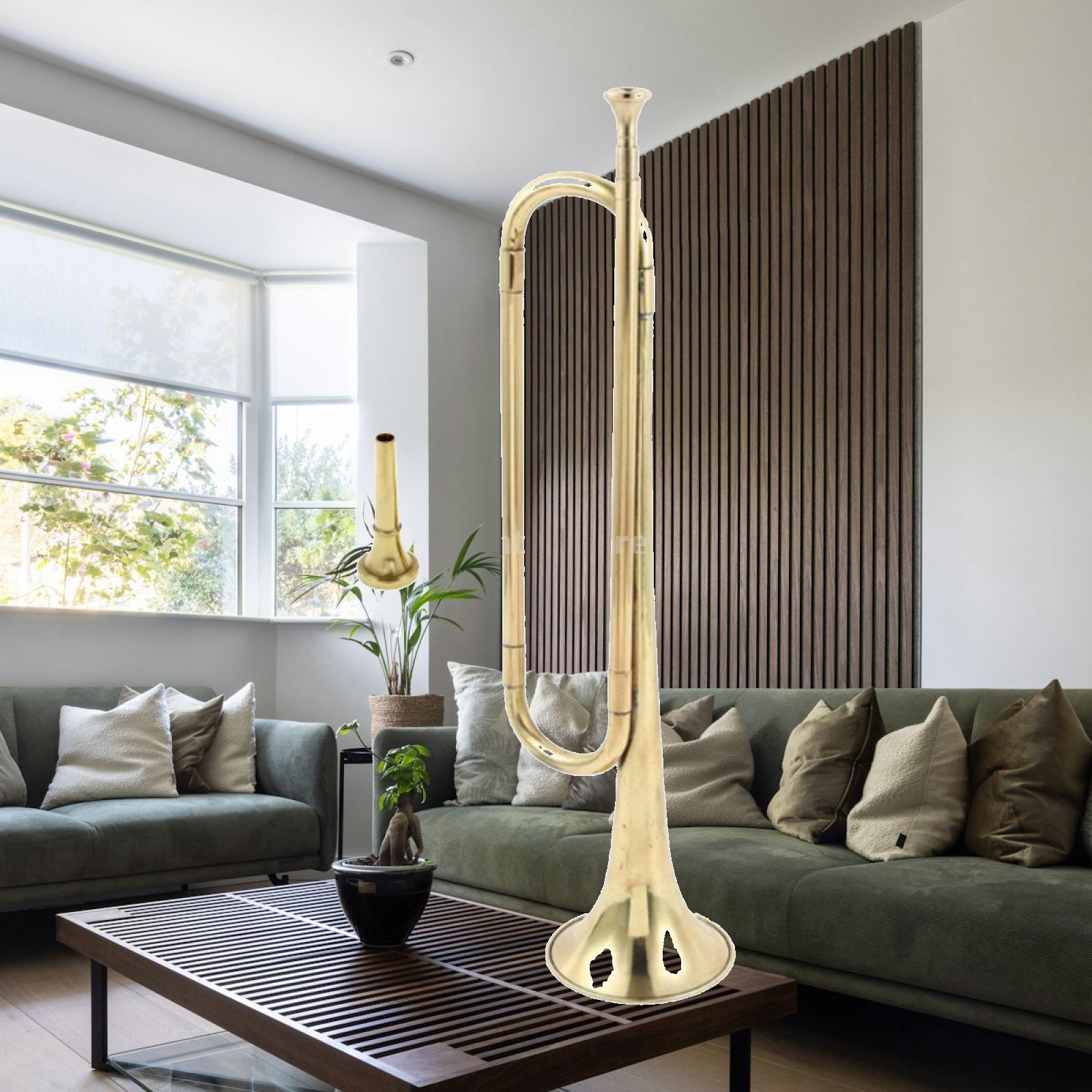 Trompeta de Latón, Instrumento - Musical Instrument Bugle reseña y precio